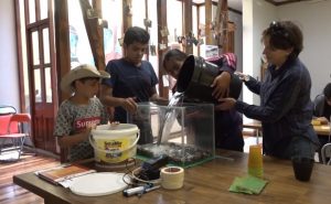 De la Granja a la Acuaponia… colegio visita universidad de Valparaíso.